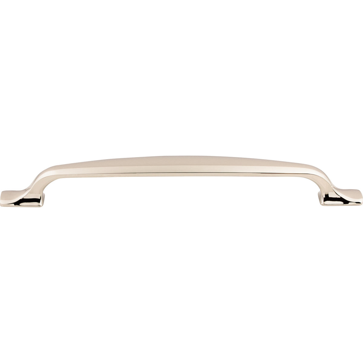 Top Knobs TK866PN: 7-9/16" cc Torbay D-Handle Cabinet Pull - Polished Nickel