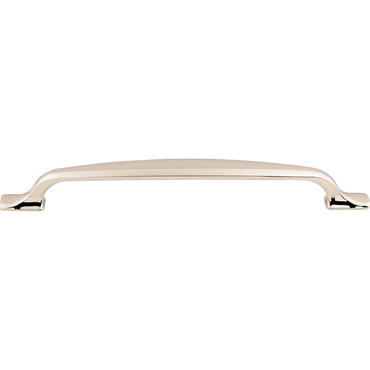 Top Knobs TK866PN: 7-9/16" cc Torbay D-Handle Cabinet Pull - Polished Nickel