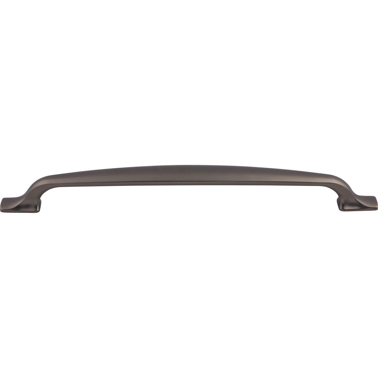 Top Knobs TK867AG: 8-13/16" cc Torbay D-Handle Cabinet Pull - Ash Gray