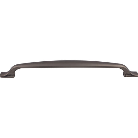 Top Knobs TK867AG: 8-13/16" cc Torbay D-Handle Cabinet Pull - Ash Gray