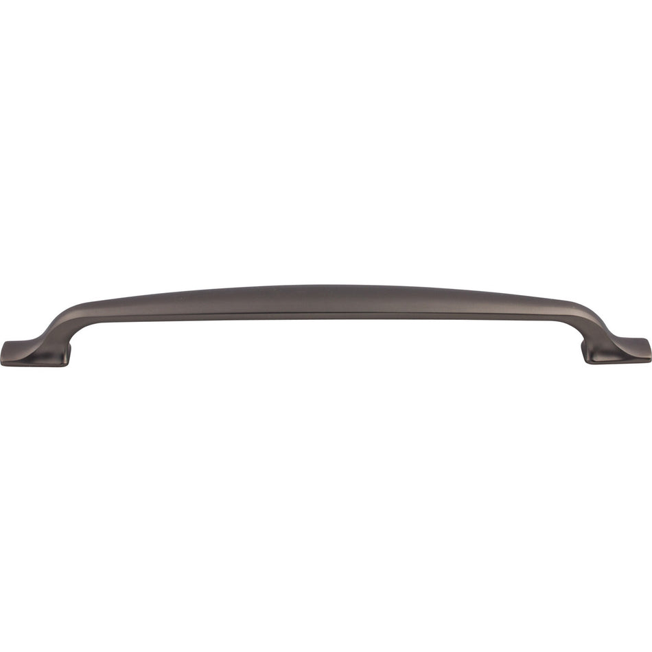 Top Knobs TK867AG: 8-13/16" cc Torbay D-Handle Cabinet Pull - Ash Gray