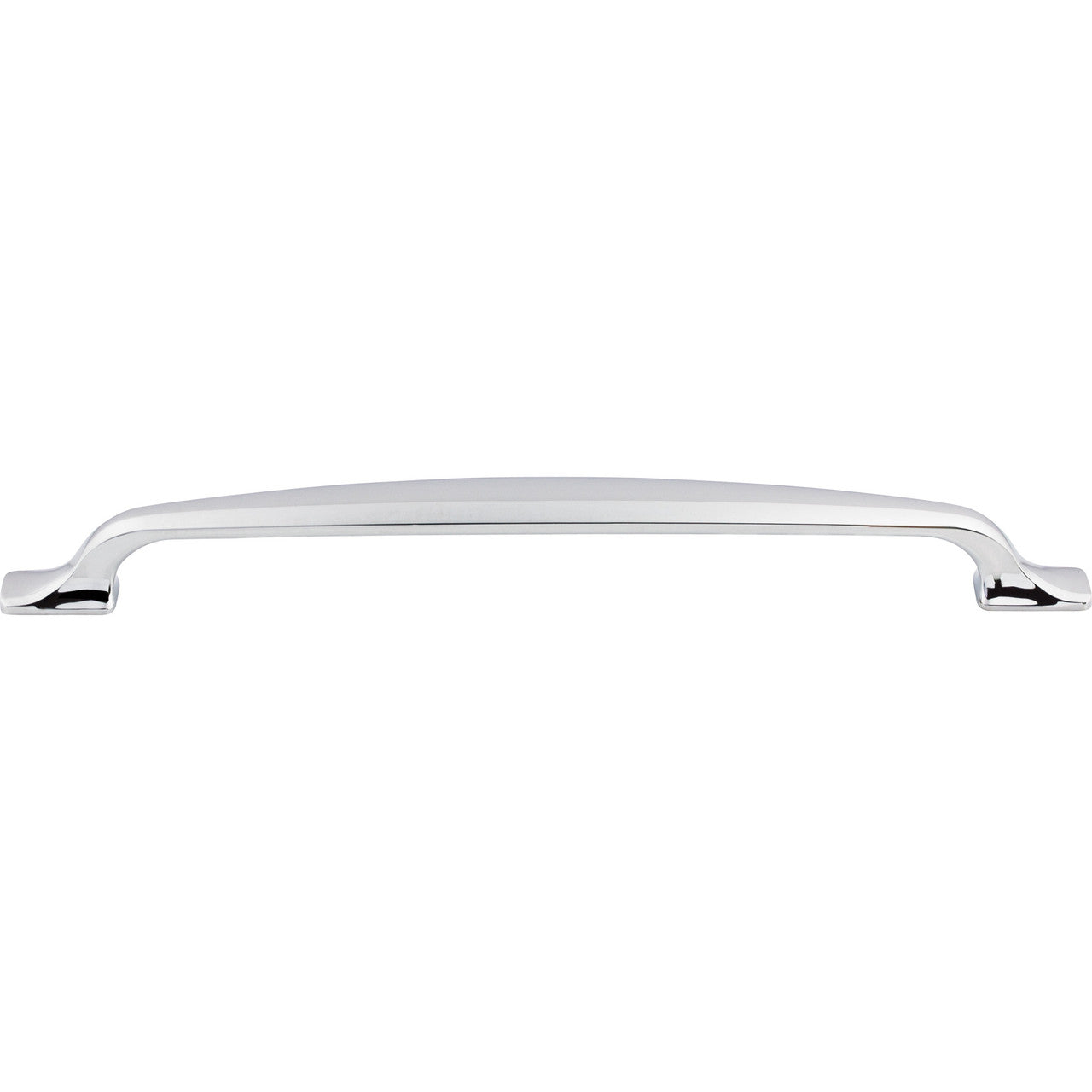 Top Knobs TK867PC: 8-13/16" cc Torbay D-Handle Cabinet Pull - Polished Chrome