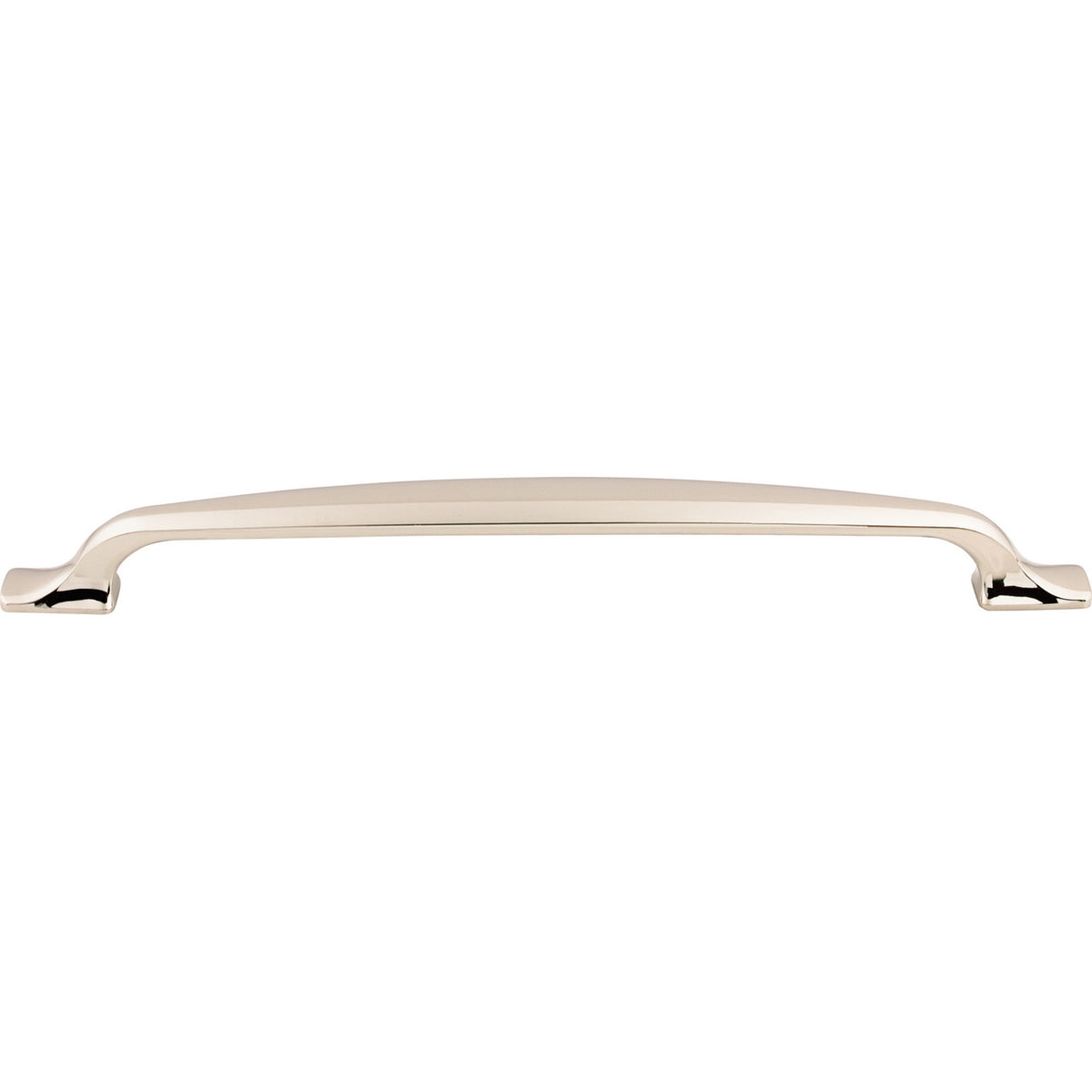Top Knobs TK867PN: 8-13/16" cc Torbay D-Handle Cabinet Pull - Polished Nickel