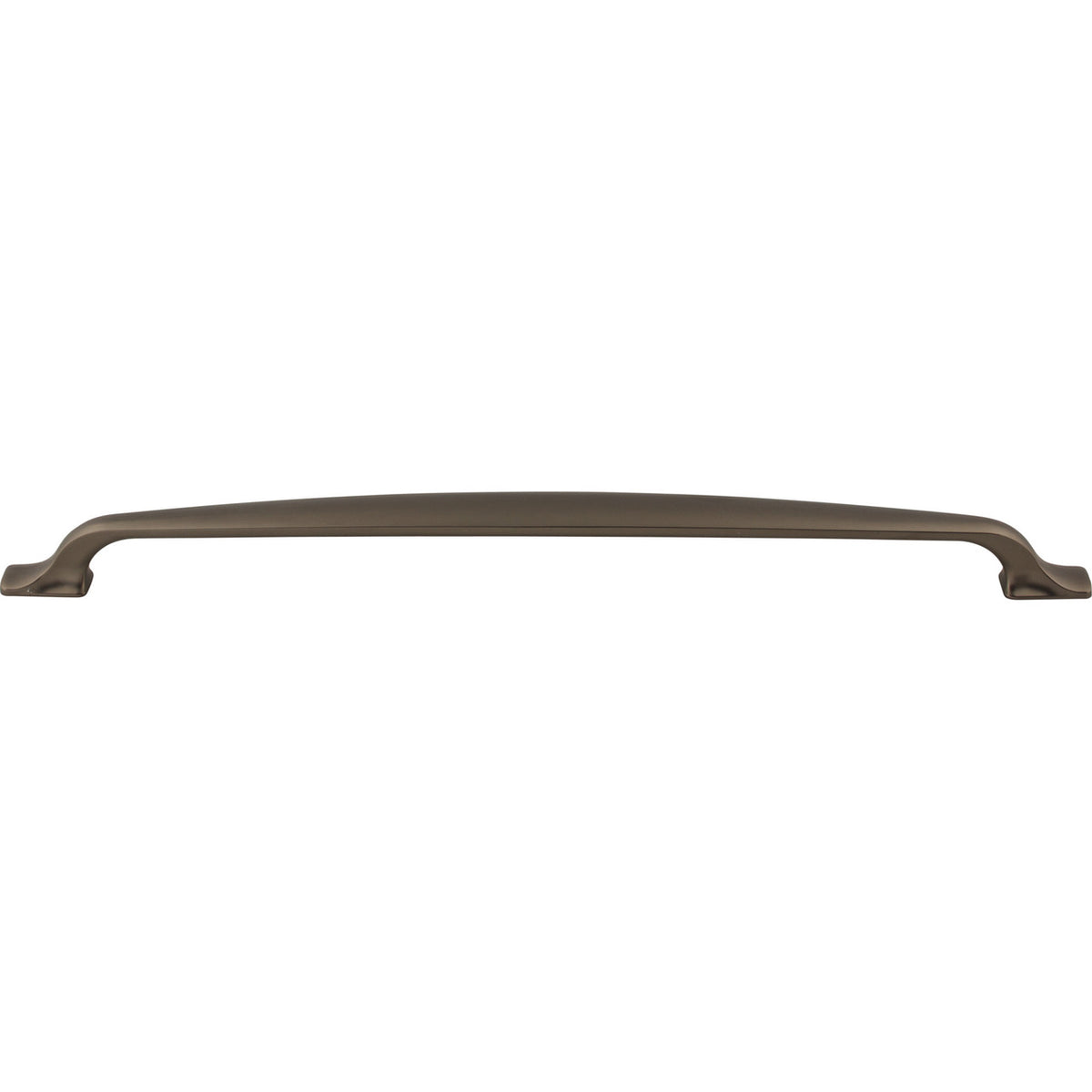 Top Knobs TK868AG: 12" cc Torbay D-Handle Cabinet Pull - Ash Gray