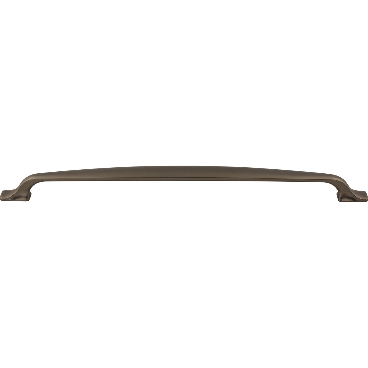 Top Knobs TK868AG: 12" cc Torbay D-Handle Cabinet Pull - Ash Gray