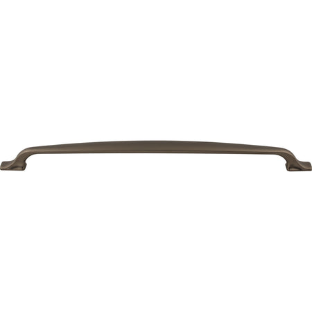 Top Knobs TK868AG: 12" cc Torbay D-Handle Cabinet Pull - Ash Gray