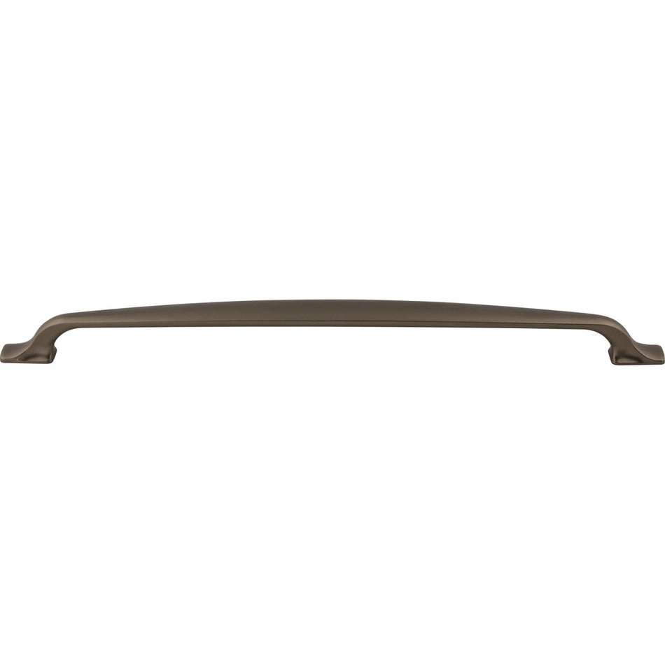 Top Knobs TK868AG: 12" cc Torbay D-Handle Cabinet Pull - Ash Gray