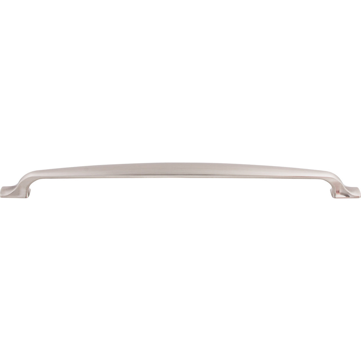 Top Knobs TK868BSN: 12" cc Torbay D-Handle Cabinet Pull - Brushed Satin Nickel