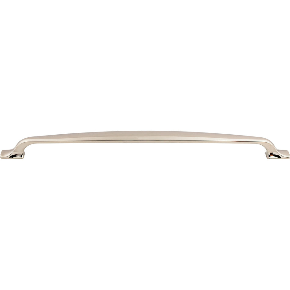Top Knobs TK868PN: 12" cc Torbay D-Handle Cabinet Pull - Polished Nickel