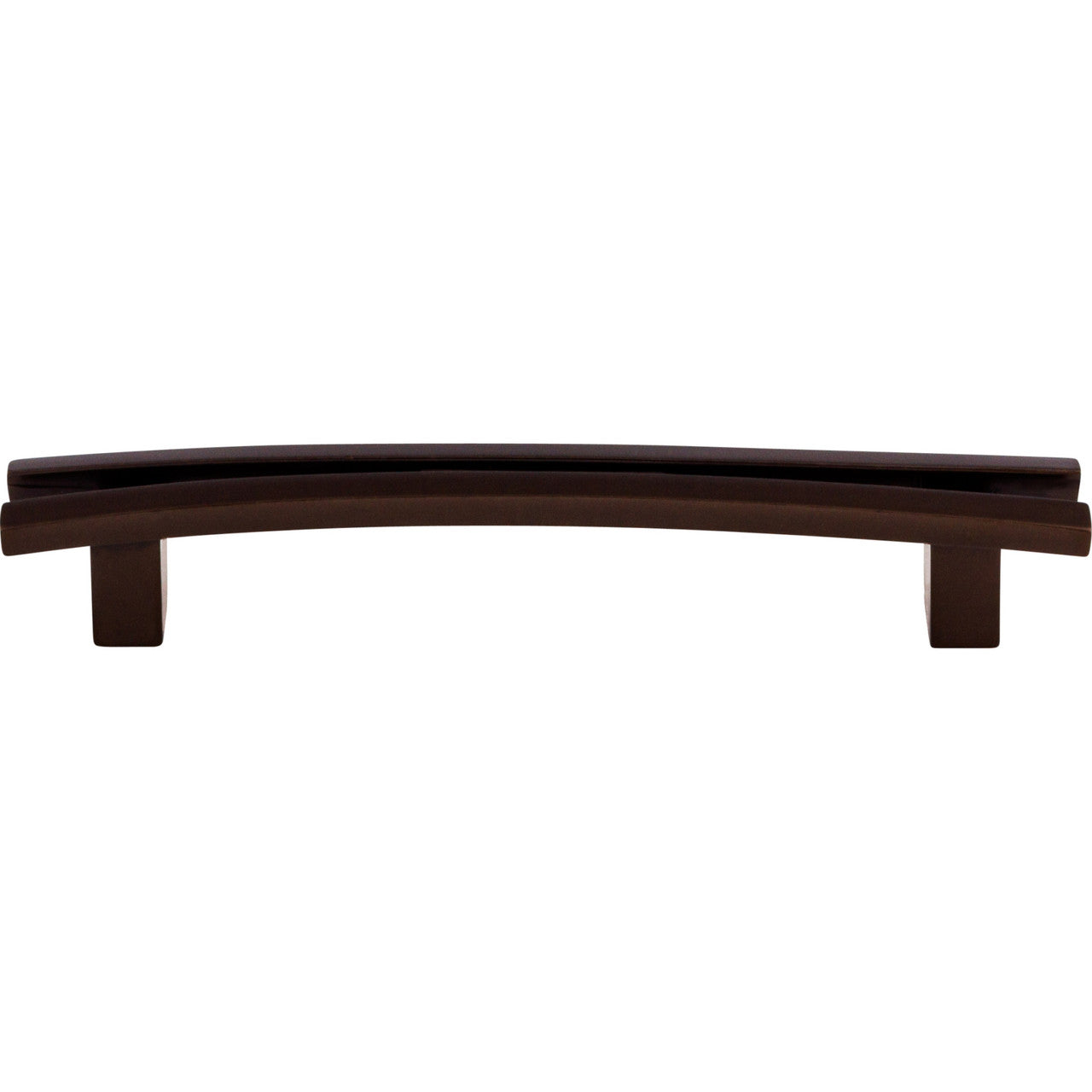 Top Knobs TK86ORB: 5" cc Sanctuary Flared Bar Cabinet Pull - Oil Rubbed Bronze
