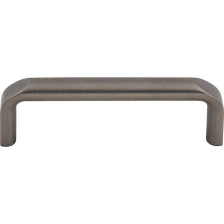 Top Knobs TK872AG: 3-3/4" cc Exeter Round Bar Cabinet Pull - Ash Gray