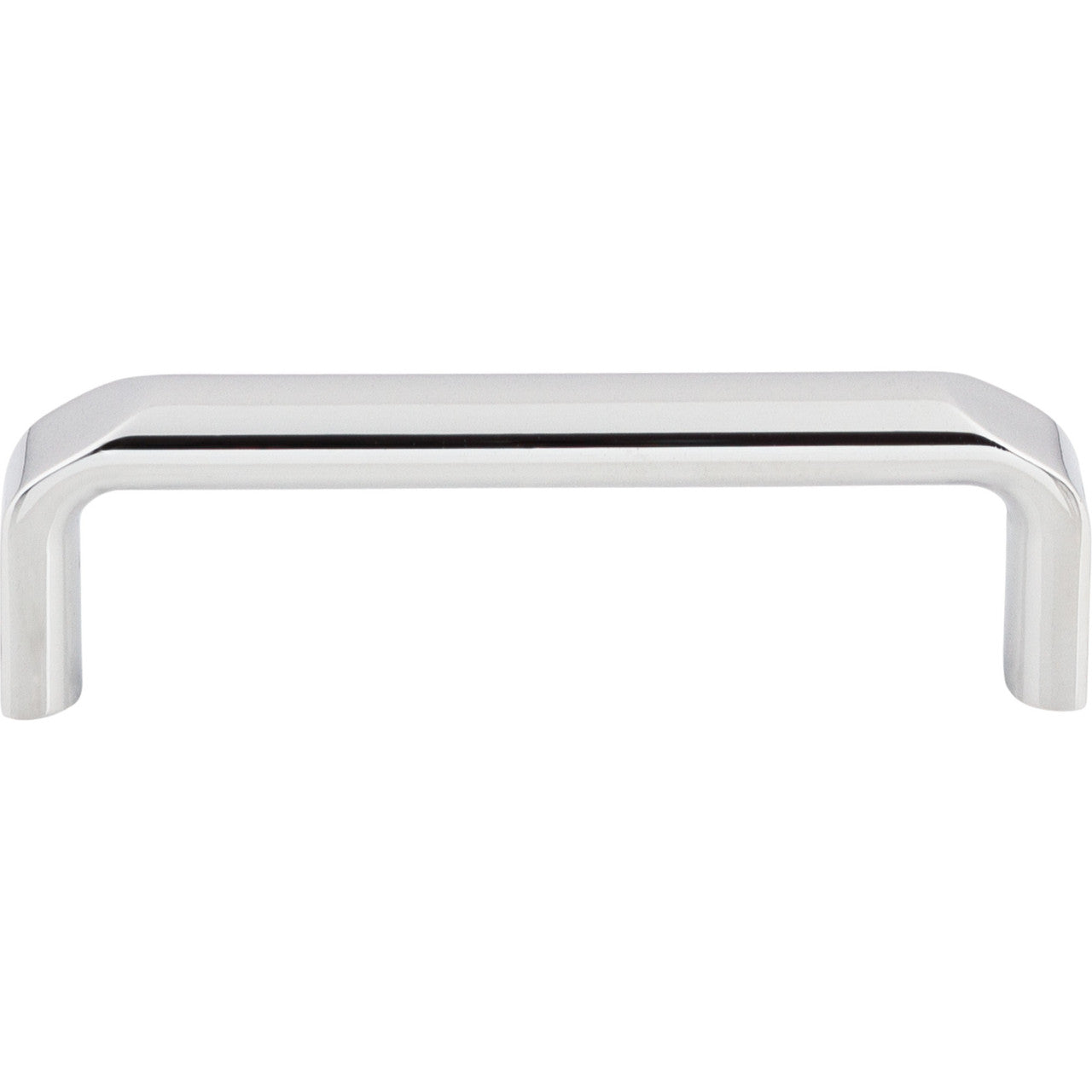 Top Knobs TK872PC: 3-3/4" cc Exeter Round Bar Cabinet Pull - Polished Chrome