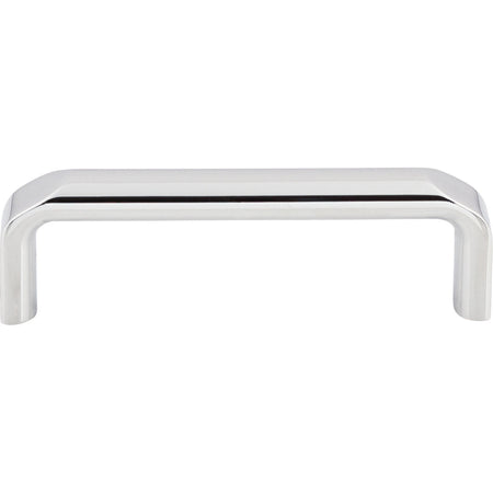 Top Knobs TK872PC: 3-3/4" cc Exeter Round Bar Cabinet Pull - Polished Chrome