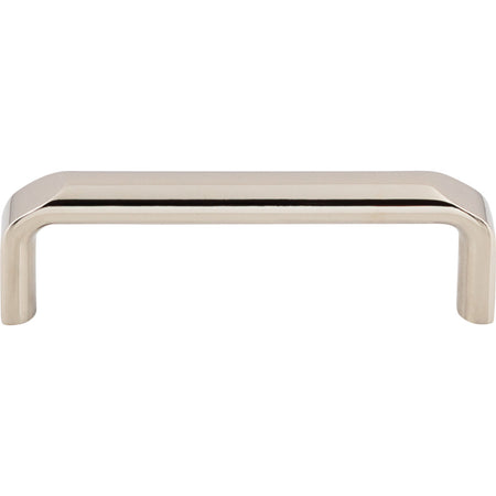 Top Knobs TK872PN: 3-3/4" cc Exeter Round Bar Cabinet Pull - Polished Nickel