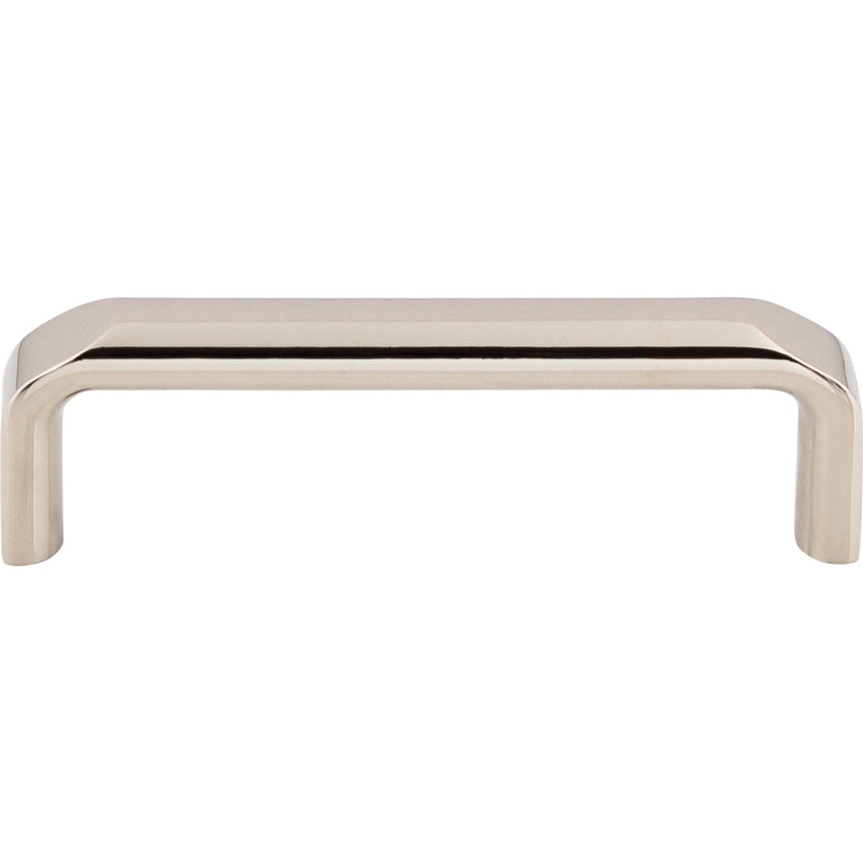 Top Knobs TK872PN: 3-3/4" cc Exeter Round Bar Cabinet Pull - Polished Nickel