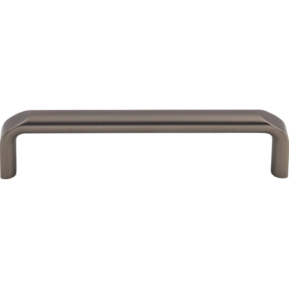 Top Knobs TK873AG: 5-1/16" cc Exeter Round Bar Cabinet Pull - Ash Gray