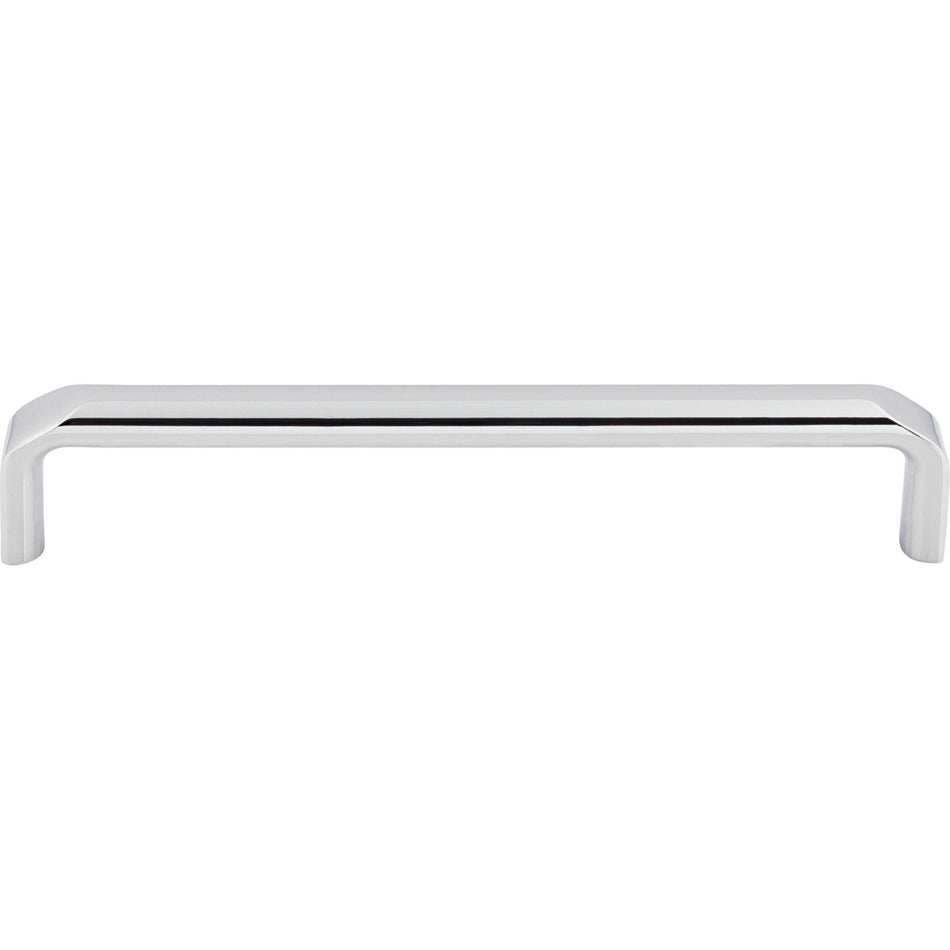 Top Knobs TK874PC: 6-5/16" cc Exeter Round Bar Cabinet Pull - Polished Chrome