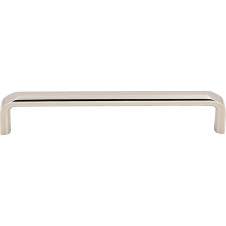 Top Knobs TK874PN: 6-5/16" cc Exeter Round Bar Cabinet Pull - Polished Nickel