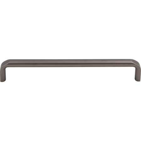 Top Knobs TK875AG: 7-9/16" cc Exeter Round Bar Cabinet Pull - Ash Gray