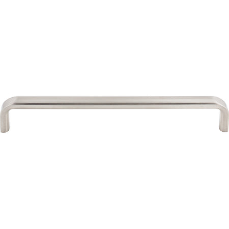 Top Knobs TK875BSN: 7-9/16" cc Exeter Round Bar Cabinet Pull - Brushed Satin Nickel