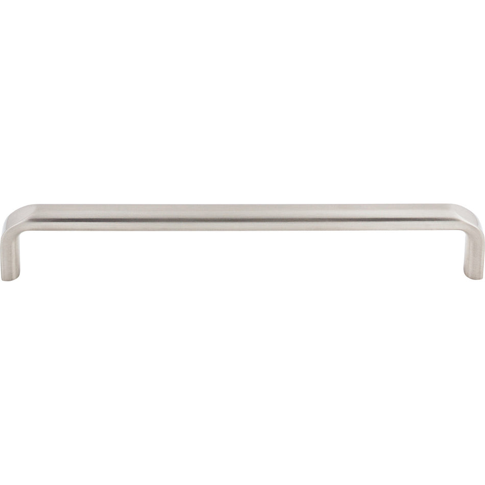Top Knobs TK875BSN: 7-9/16" cc Exeter Round Bar Cabinet Pull - Brushed Satin Nickel