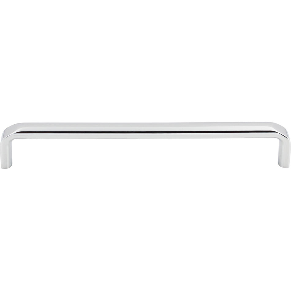 Top Knobs TK875PC: 7-9/16" cc Exeter Round Bar Cabinet Pull - Polished Chrome