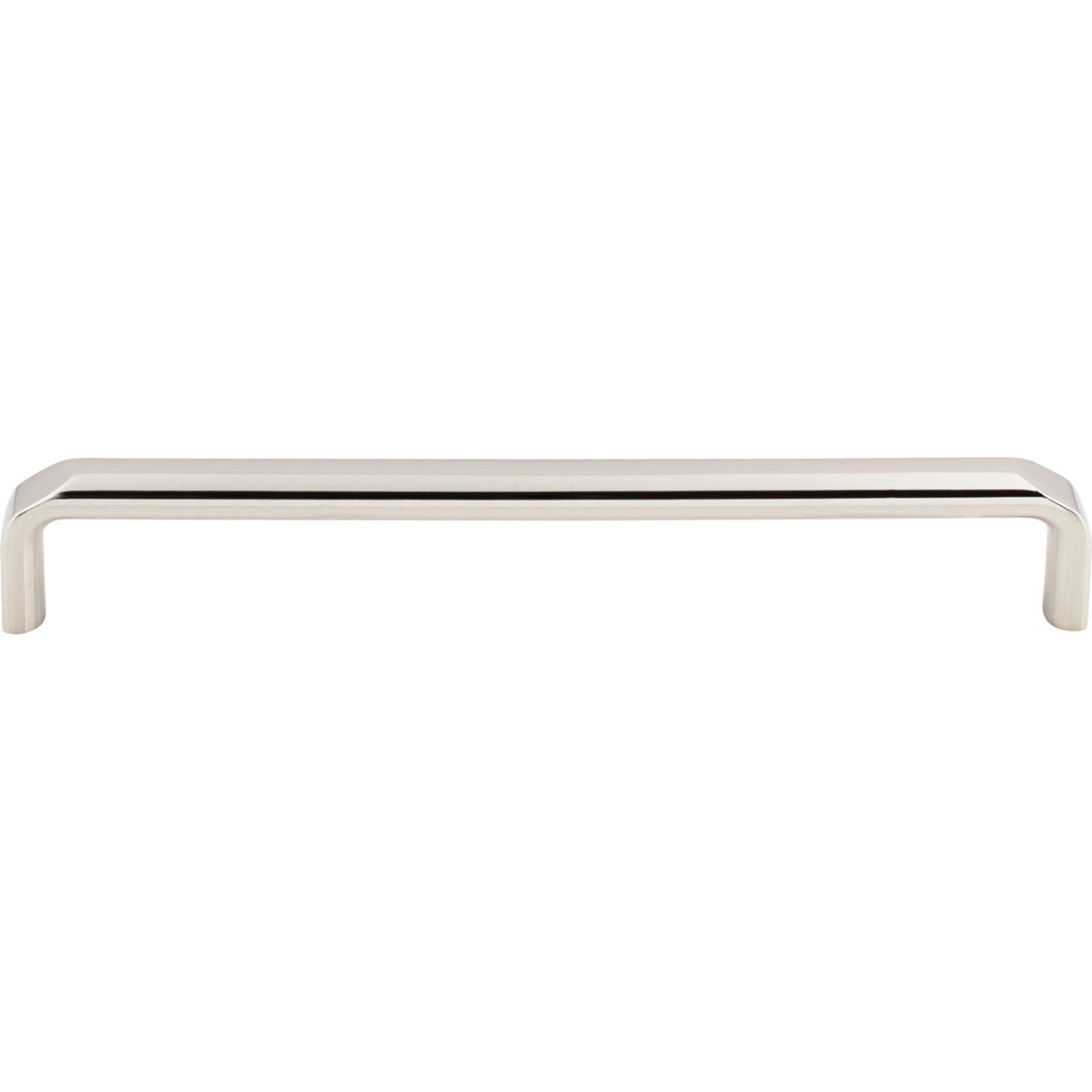 Top Knobs TK875PN: 7-9/16" cc Exeter Round Bar Cabinet Pull - Polished Nickel