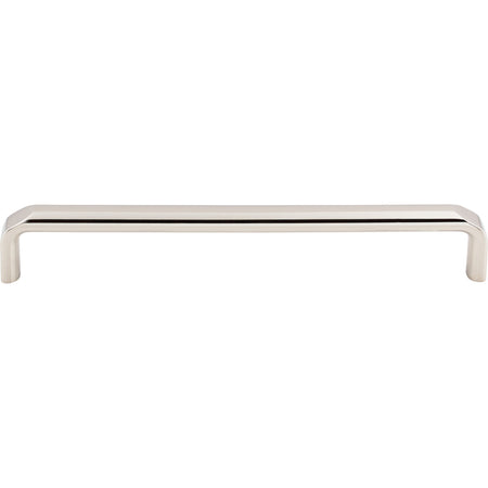 Top Knobs TK875PN: 7-9/16" cc Exeter Round Bar Cabinet Pull - Polished Nickel