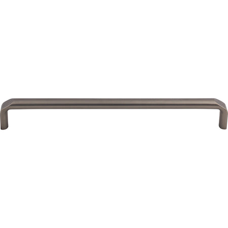 Top Knobs TK876AG: 8-13/16" cc Exeter Round Bar Cabinet Pull - Ash Gray