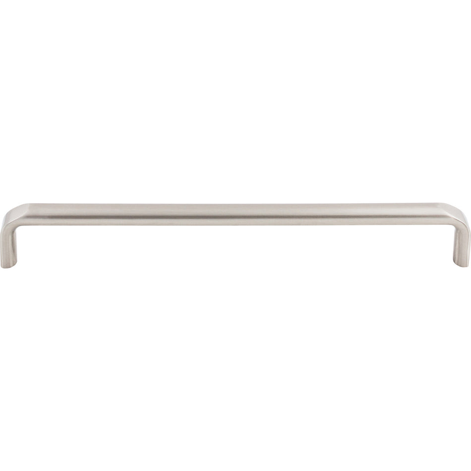 Top Knobs TK876BSN: 8-13/16" cc Exeter Round Bar Cabinet Pull - Brushed Satin Nickel