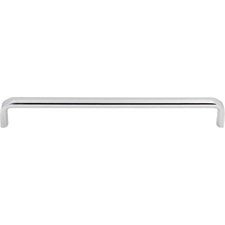 Top Knobs TK876PC: 8-13/16" cc Exeter Round Bar Cabinet Pull - Polished Chrome