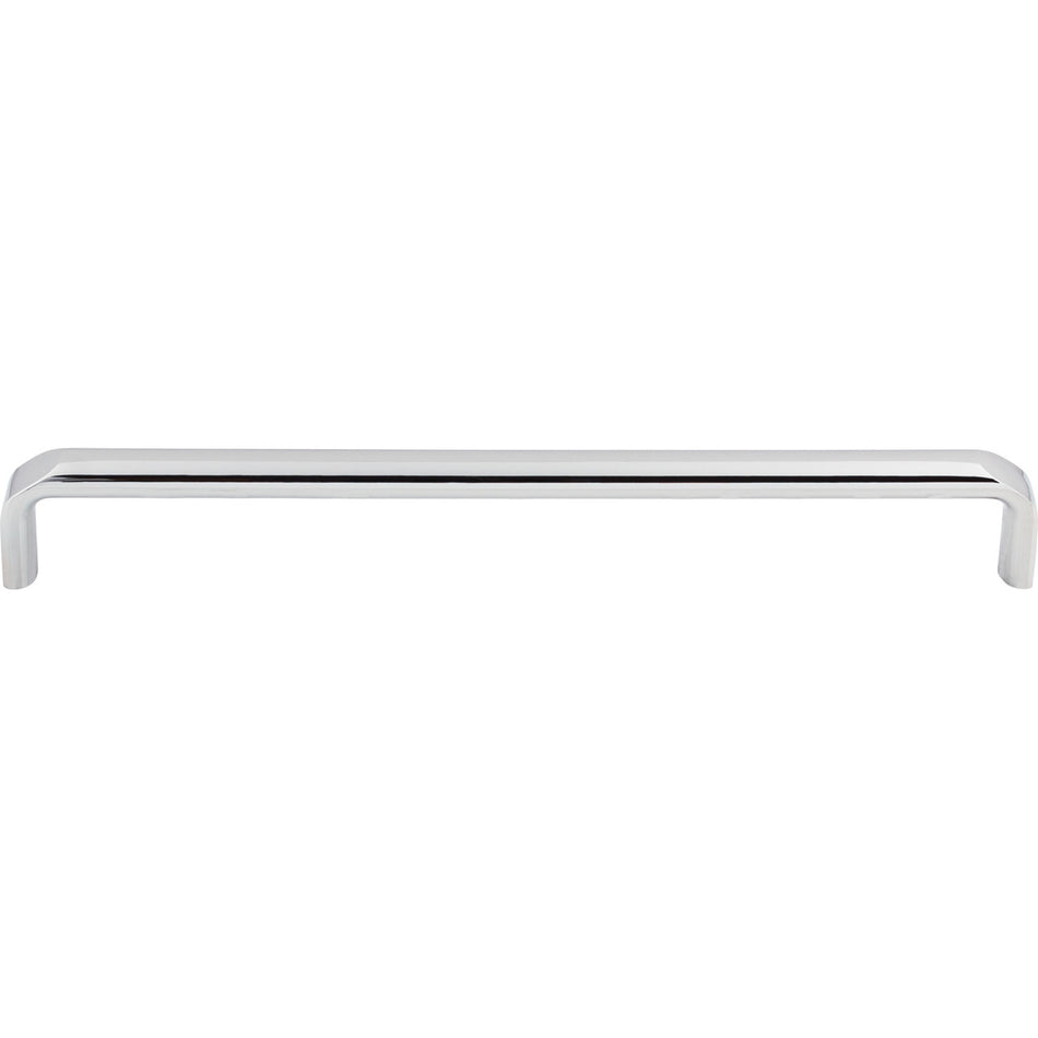 Top Knobs TK876PC: 8-13/16" cc Exeter Round Bar Cabinet Pull - Polished Chrome