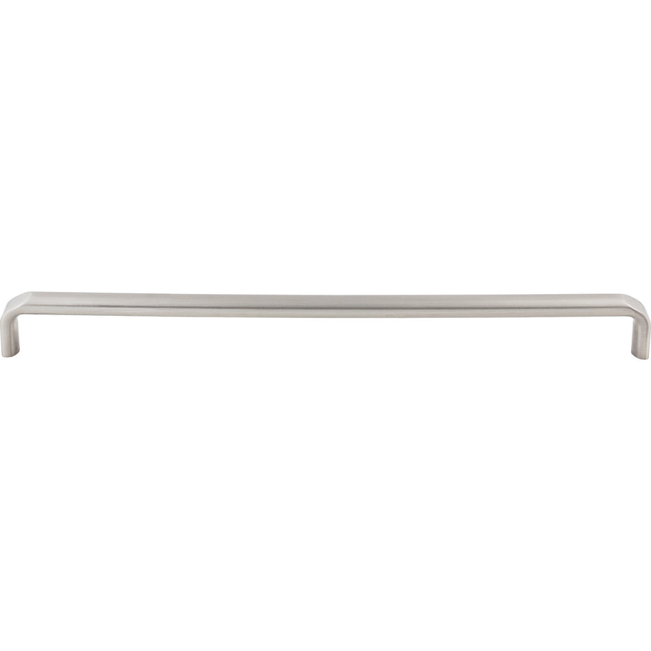 Top Knobs TK877BSN: 12" cc Exeter Round Bar Cabinet Pull - Brushed Satin Nickel