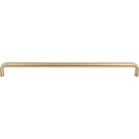 Top Knobs TK877HB: 12" cc Exeter Round Bar Cabinet Pull - Honey Bronze
