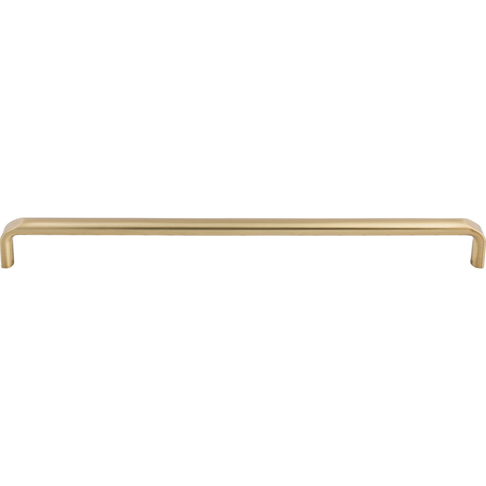 Top Knobs TK877HB: 12" cc Exeter Round Bar Cabinet Pull - Honey Bronze