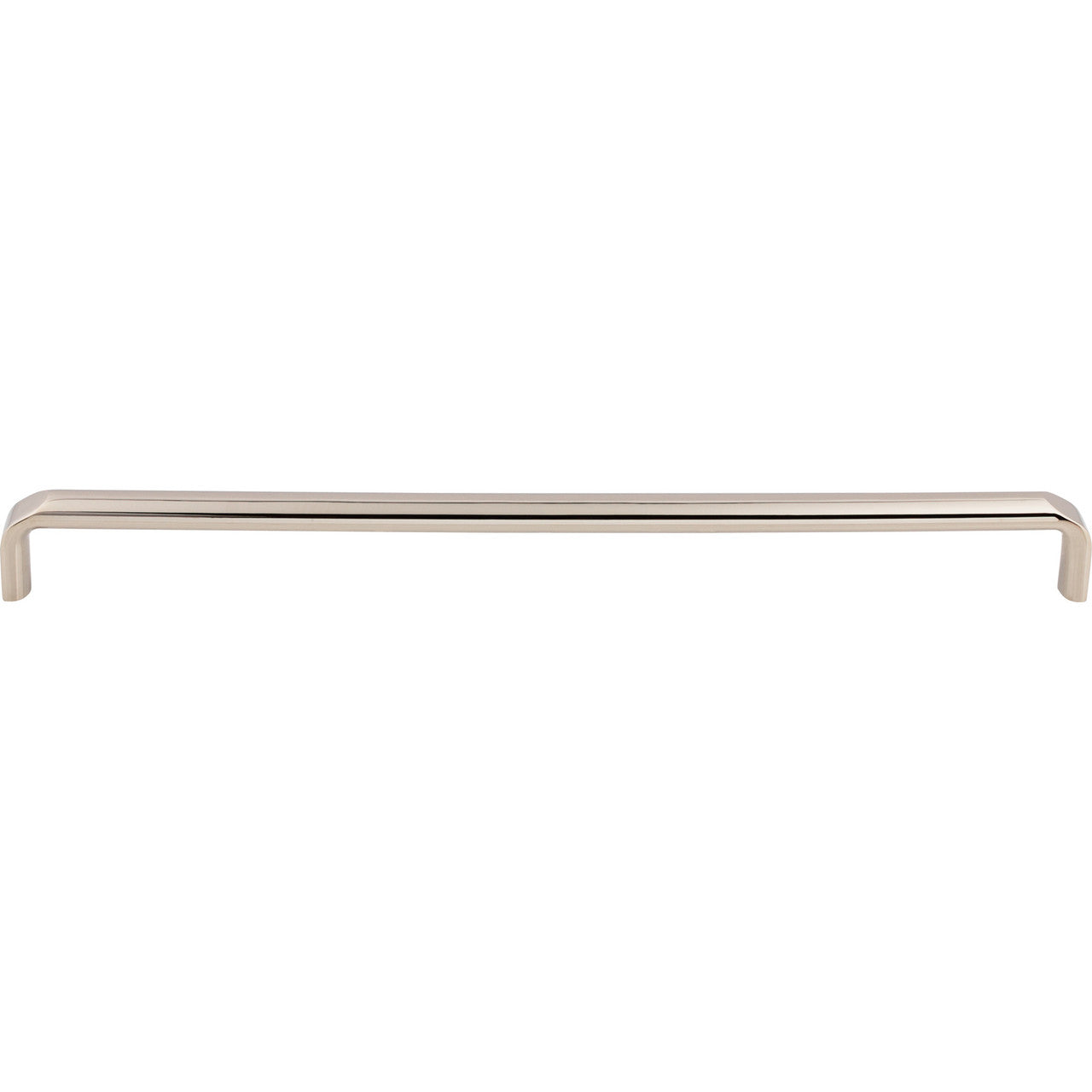 Top Knobs TK877PN: 12" cc Exeter Round Bar Cabinet Pull - Polished Nickel