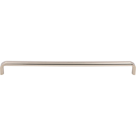 Top Knobs TK877PN: 12" cc Exeter Round Bar Cabinet Pull - Polished Nickel