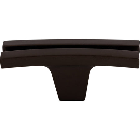 Top Knobs TK87ORB: 2-5/8" Sanctuary Flared T-Bar Cabinet Knob - Oil Rubbed Bronze