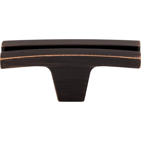 Top Knobs TK87TB: 2-5/8" Sanctuary Flared T-Bar Cabinet Knob - Tuscan Bronze