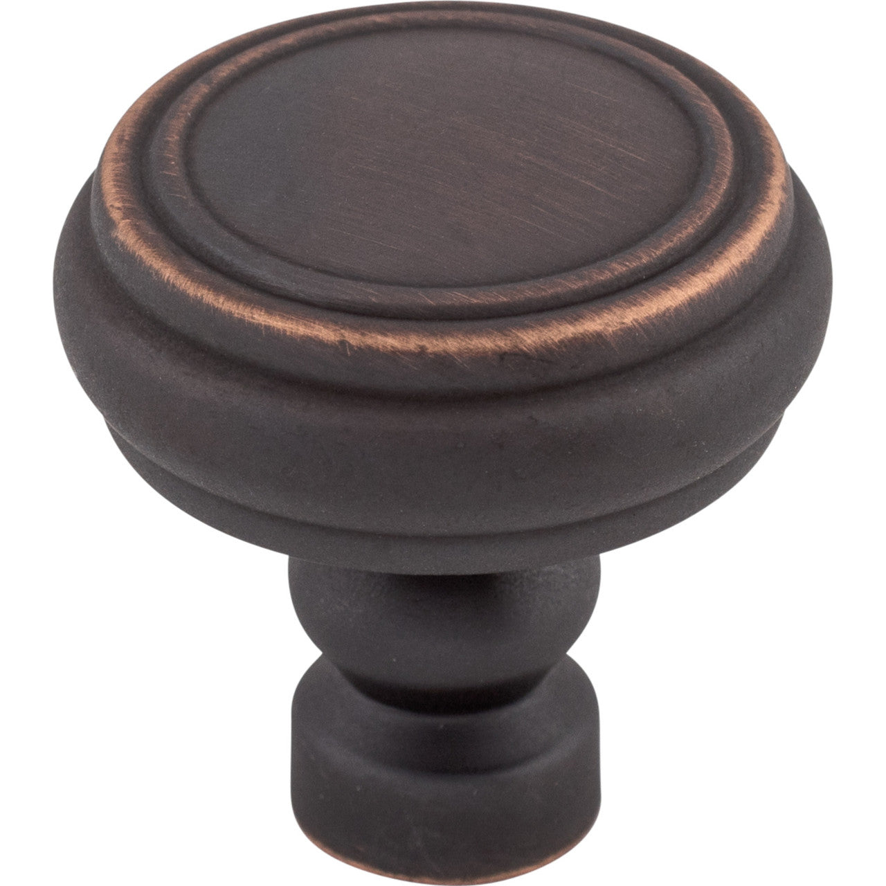 Top Knobs TK880UM: 1-1/4" Brixton Round Rimmed Cabinet Knob - Umbrio