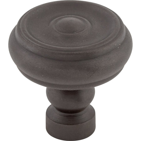Top Knobs TK882SAB: 1-1/4" Brixton Round Button Cabinet Knob - Sable