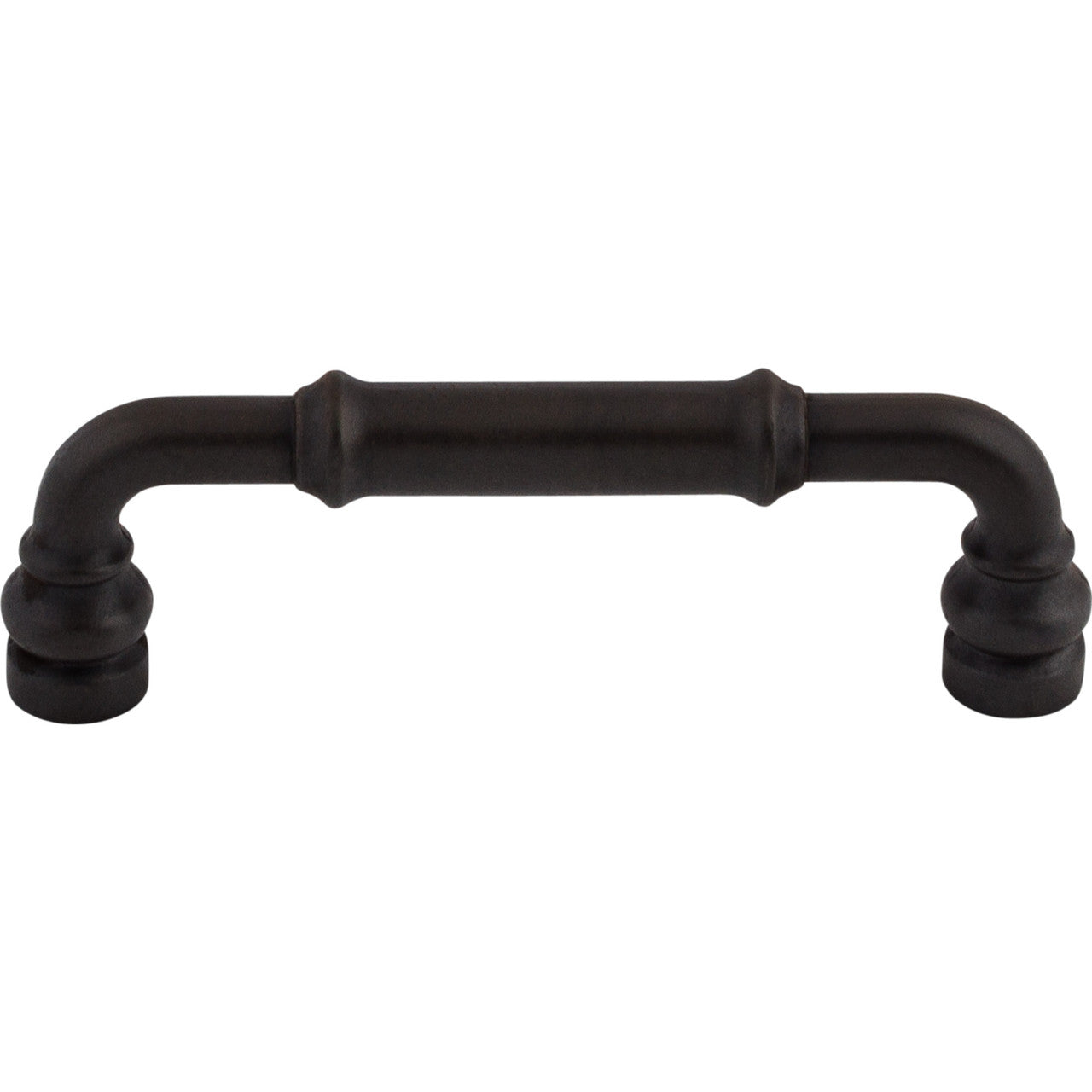 Top Knobs TK883SAB: 3-3/4" cc Brixton D-Handle Cabinet Pull - Sable