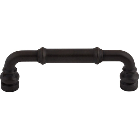 Top Knobs TK883SAB: 3-3/4" cc Brixton D-Handle Cabinet Pull - Sable
