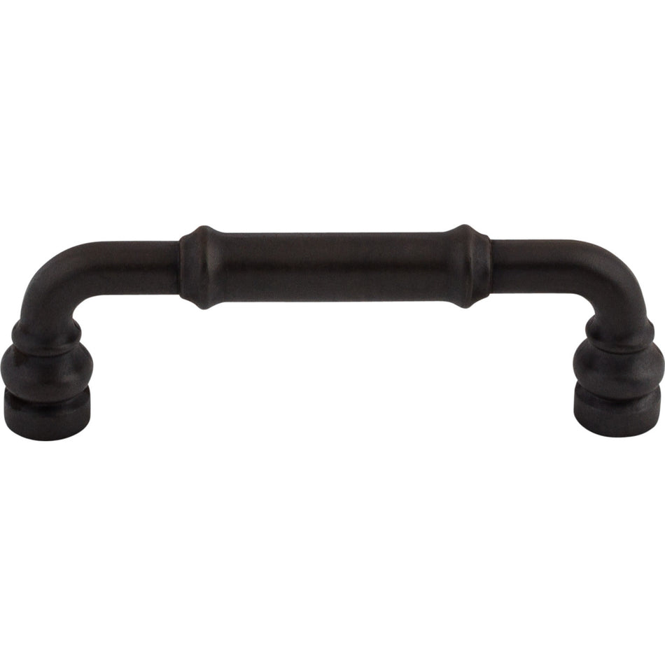 Top Knobs TK883SAB: 3-3/4" cc Brixton D-Handle Cabinet Pull - Sable