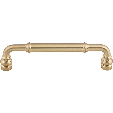 Top Knobs TK884HB: 5-1/16" cc Brixton D-Handle Cabinet Pull - Honey Bronze