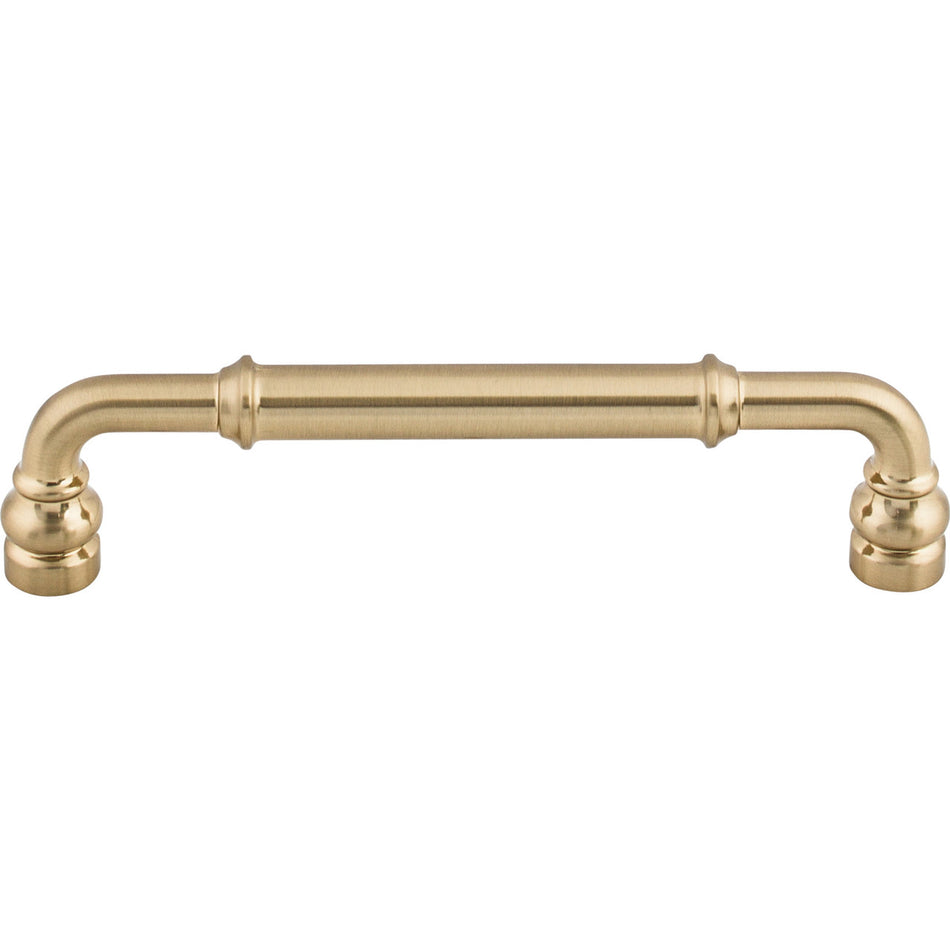 Top Knobs TK884HB: 5-1/16" cc Brixton D-Handle Cabinet Pull - Honey Bronze