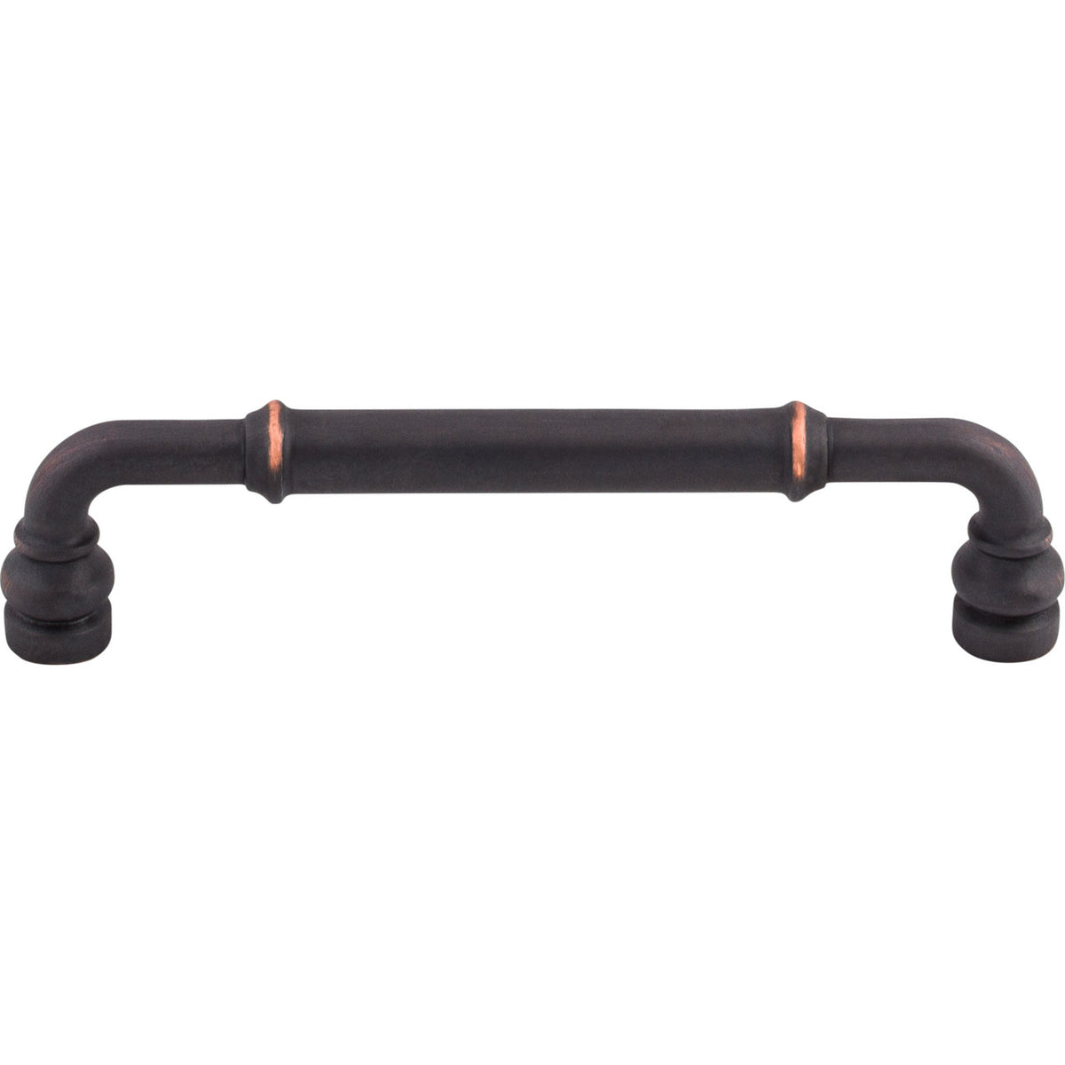 Top Knobs TK884UM: 5-1/16" cc Brixton D-Handle Cabinet Pull - Umbrio