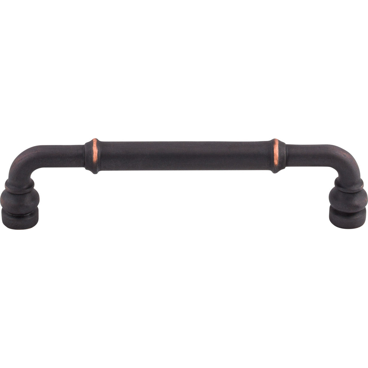 Top Knobs TK884UM: 5-1/16" cc Brixton D-Handle Cabinet Pull - Umbrio