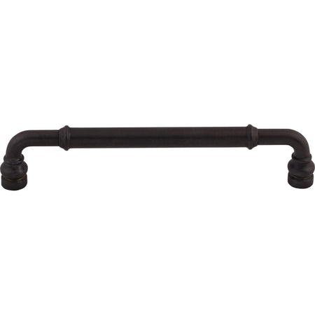 Top Knobs TK885SAB: 6-5/16" cc Brixton D-Handle Cabinet Pull - Sable