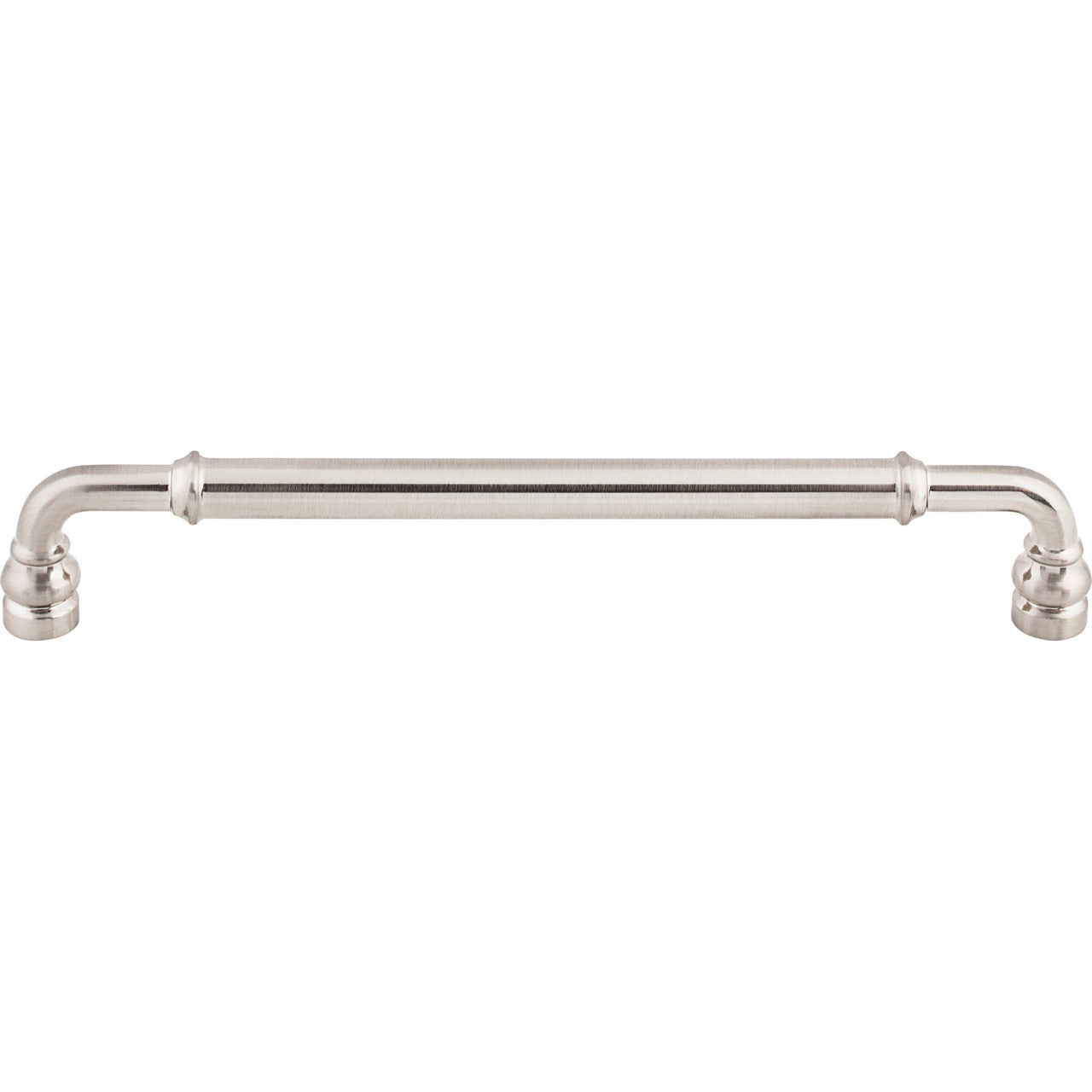 Top Knobs TK886BSN: 7-9/16" cc Brixton D-Handle Cabinet Pull - Brushed Satin Nickel